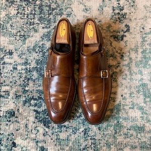 Magnanni double monk strap